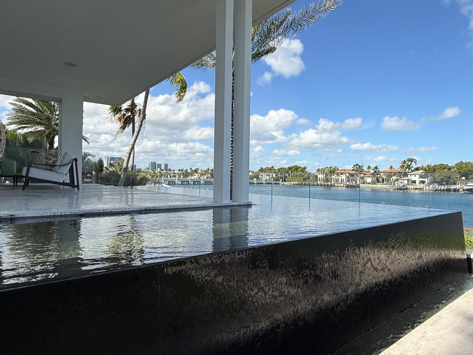 Opposite shot of pool